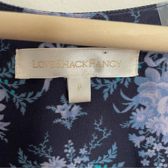 LOVE SHACK FANCY Brickel Smocked Mini Dress - Picture 6 of 6